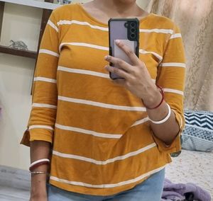 Mustard Colour Tshirt