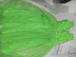 Vibrant Green Embroidered Kurta Set
