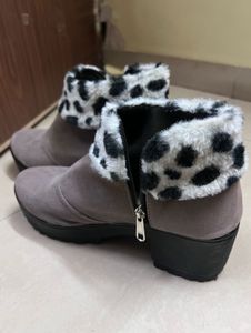 Cozy Faux Fur Lined Ankle Boots