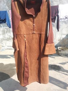 A Woolen Kurti Set In Brown Colour