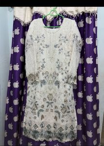 Embroidered Kurta Set with Dupatta