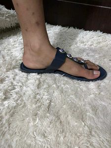 Stylish Blue Stone Sandals