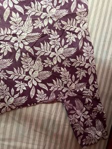 Floral Print Cotton Kurta