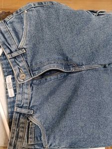 Blue Denim Cargo Jeans
