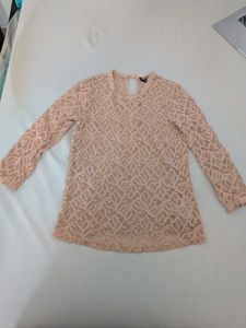 Sheer Lace full sleeve Top vero moda