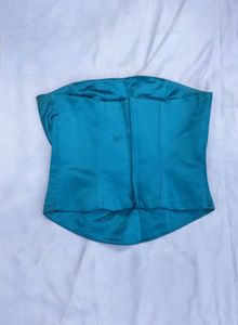 Stunning Teal Corset Top