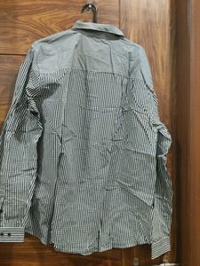 Men's Patchwork Checkered Long Sleeve Shirt