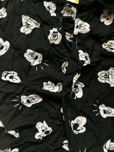 Mickey Mouse Print Top