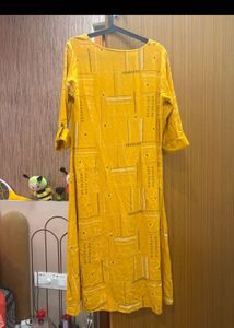 “Rangmanch” Stylish Mustard Kurti
