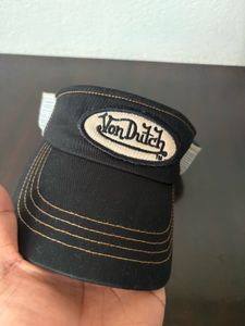 Von Dutch Black Visor Hat