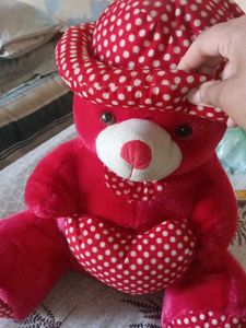 Red Polka Dot Teddy Bear
