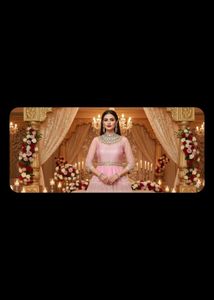 PINK WEDDING GOWN