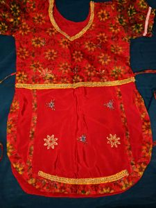 Vibrant Red Ethnic Kurta Set