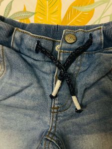 Mothercare-Light Wash Denim Capri Pant