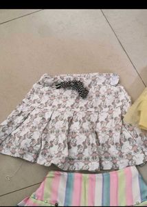 Cute Girls' Skirt Set