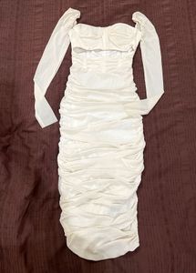 Elegant corset Ruched Sheath Dress