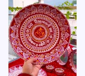 Aipan Art Karwachauth Pooja Set