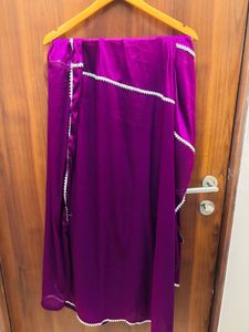 Women's Purple Kurta Set with Dupatta