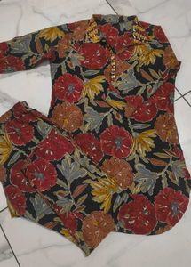 🔥🖤Women's Floral Cotton Co-Ord Set