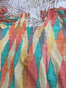 Loose Plazo Suit With Duptta