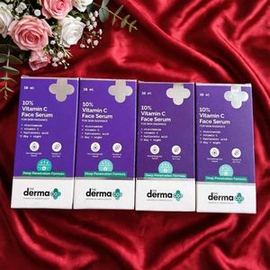Pack of 4 The Derma Co 10% Vitamin C Face Serum -