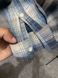 unisex zudio aesthetic Plaid  Shirt