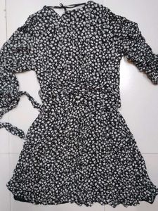 Floral Print Mini Dress