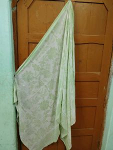 Light Green Floral Dupatta