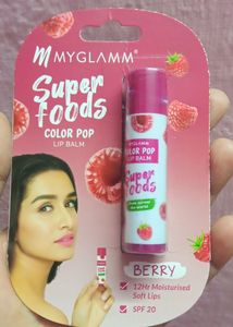 🌸MYGLAMM SUPER FOODS COLOR POP LIP BALM