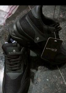 Black Chunky Sole Sneakers