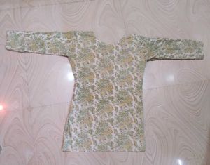 Chic Floral Print kurti