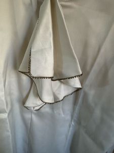 Elegant Ruffle Front Blouse