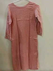Embellished Pink Kurta