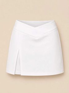 SLEEK WHITE MINI SKORTS