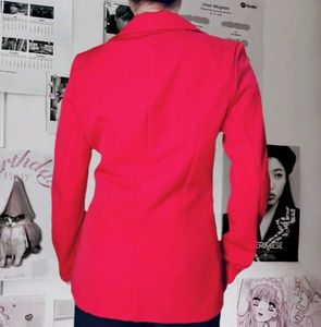 Chic Red Blazer
