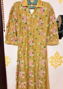 Beautiful Floral Print Maxi Dress