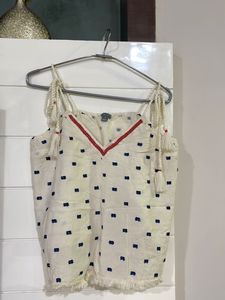 Boho Print Spaghetti Strap Top