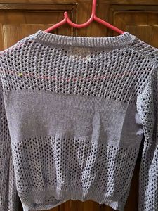 Vyl Knit Top with Twist Detail