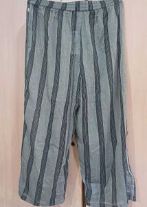 💥Price Drop💥 Stylish Grey Striped Palazzo Pants