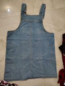Denim dungaree