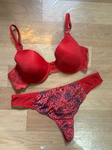 Red Lace Bra