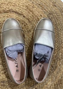 Brand New soft Gold Slip-on Shoes