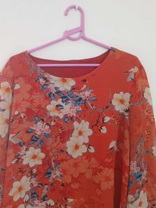 Orange Top Xxl ALine New Like