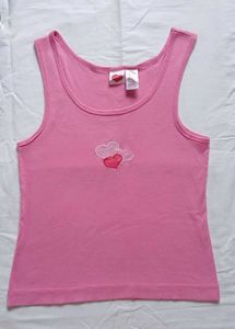 Pink Heart Tank Top