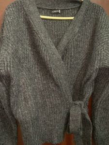 Wrap sweater