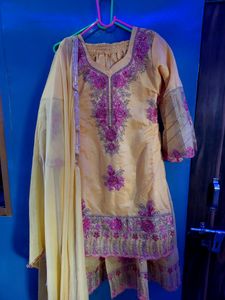 Heavy Embroidered Garara Set
