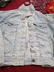 Distressed Denim Jacket