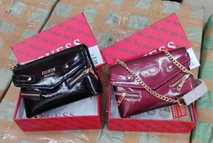 Guess Patent Leather Shoulder Bag