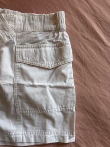 White GAP Cargo Shorts