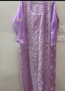 chikankari 2 kurti combo  @650